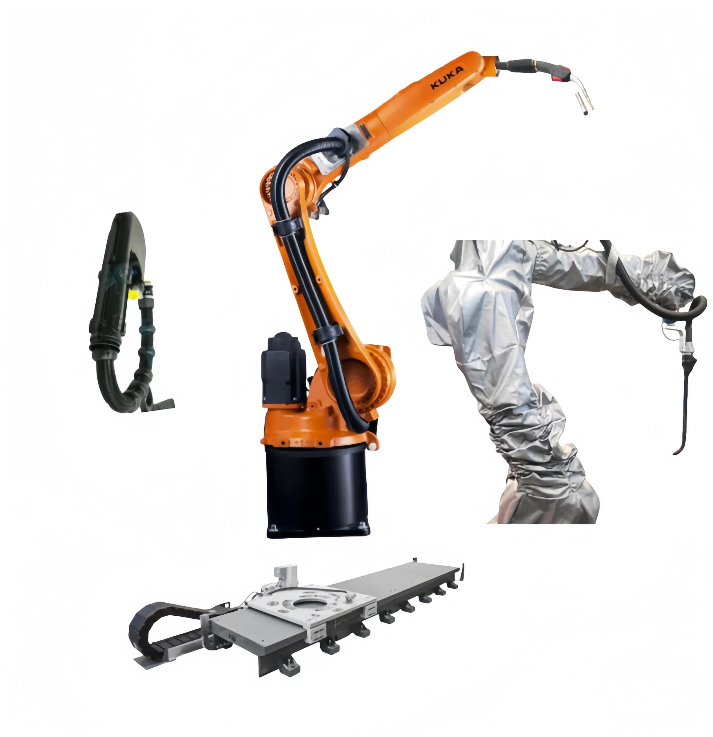 Kuka Kr16 R2010-2 Welding Robot with Megmeet Power Source 3D Vision Tracking Seam Arc Welding Industrial Robot