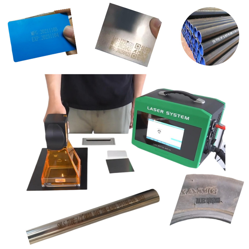 Handheld 20W 30W Laser Marker for Outdoor Aluminum Plastic Materials