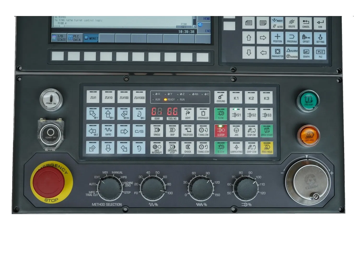 Advanced CNC Lathe Metal Cutting Machine Control System