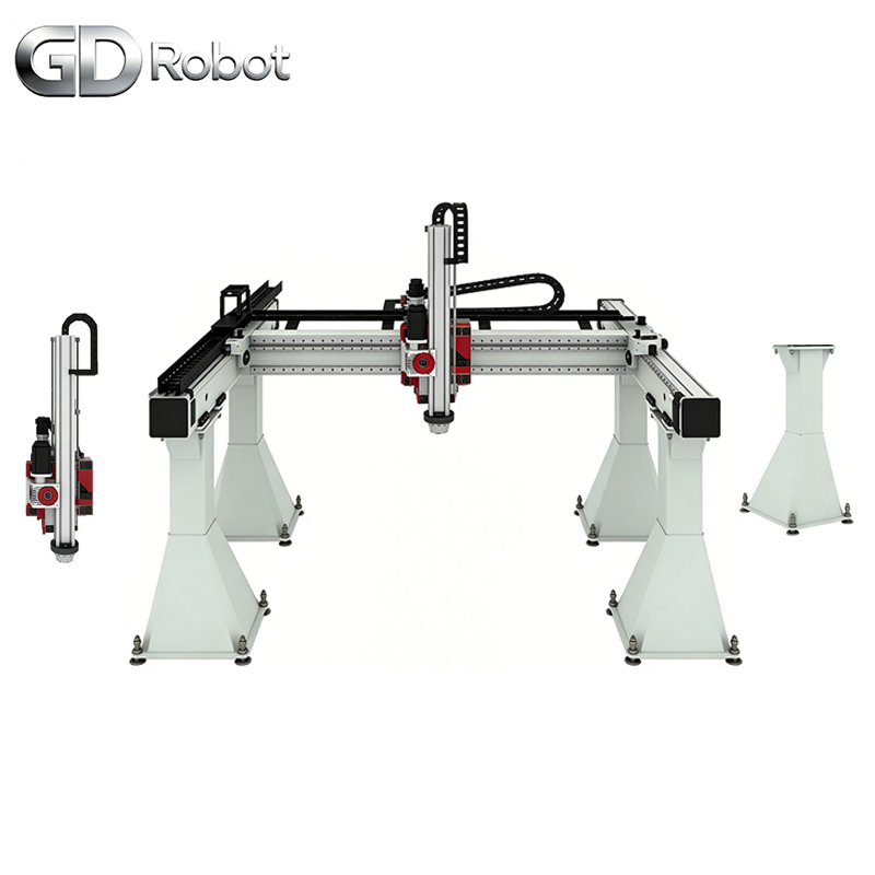 Truss Robot for Construction Material Stacking with Durable Mechanical Parts and Stable Performance