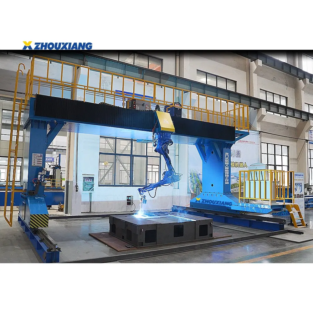 Heavy Duty Steel Structure Industrial Welding Automation Robot Workstation