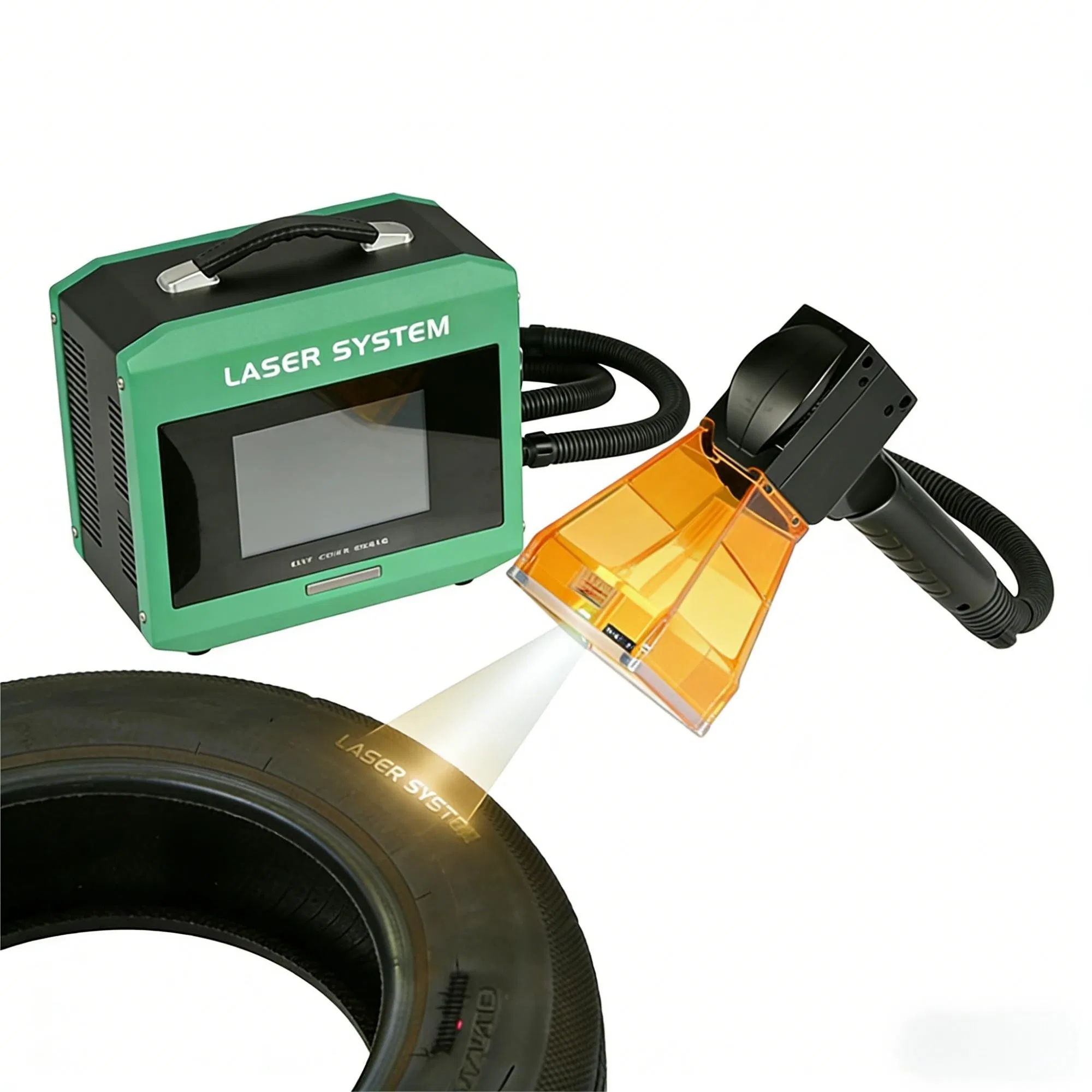 Constraction Handheld 20W Portable Laser Marker for Metal Foil Metal Tubes Work