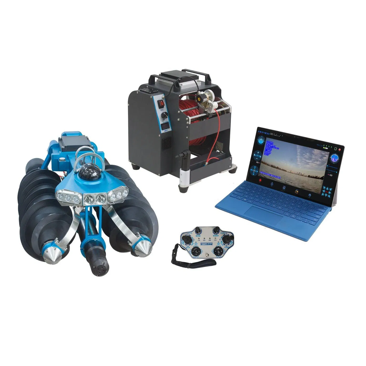 Sewer Pipe CCTV and Sonar Inspection Amphibious Inspection Crawler