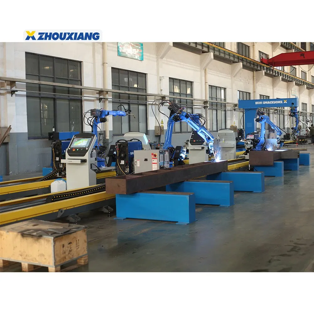Intelligent Automatic Welding Robot H Beam Welding with Rail