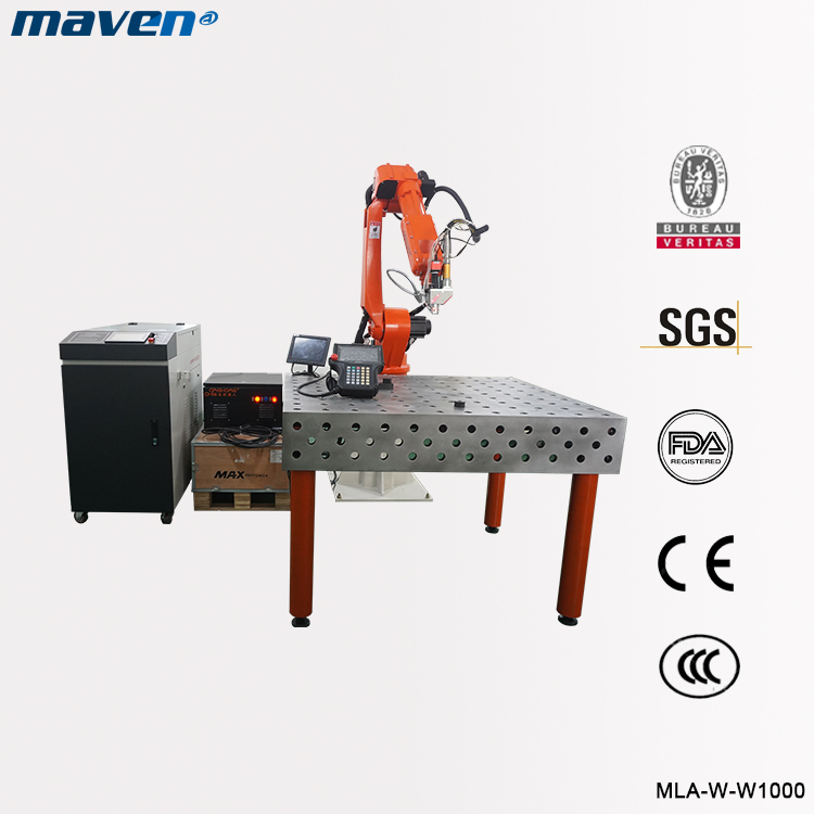 Automatic 6-Axis Laser Welding Robot System for Automotive Parts Sheet Metal and Battery Tray Welding