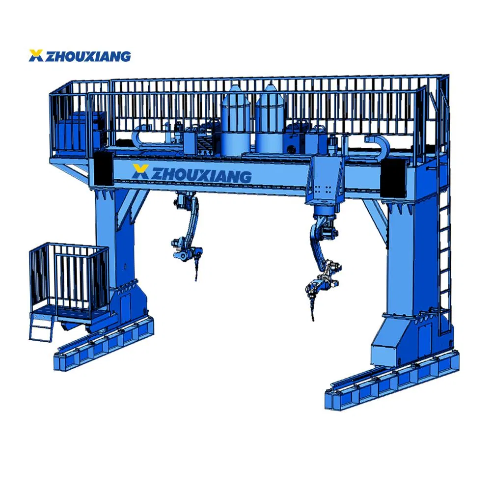 Factory Industrial Automatic Welding Robot Arm Welding Workstation for H Beam