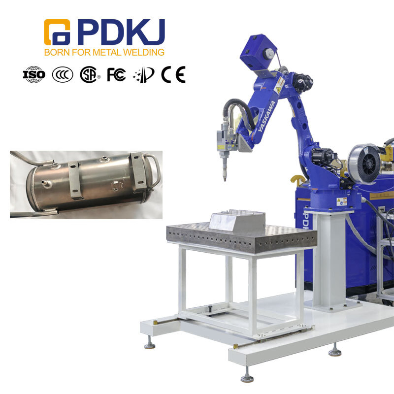 Industrial Robotic Welding Automation Fiber Laser Welding Workstation Fixed Table Integration - High Productivity Welder Machine Equipment