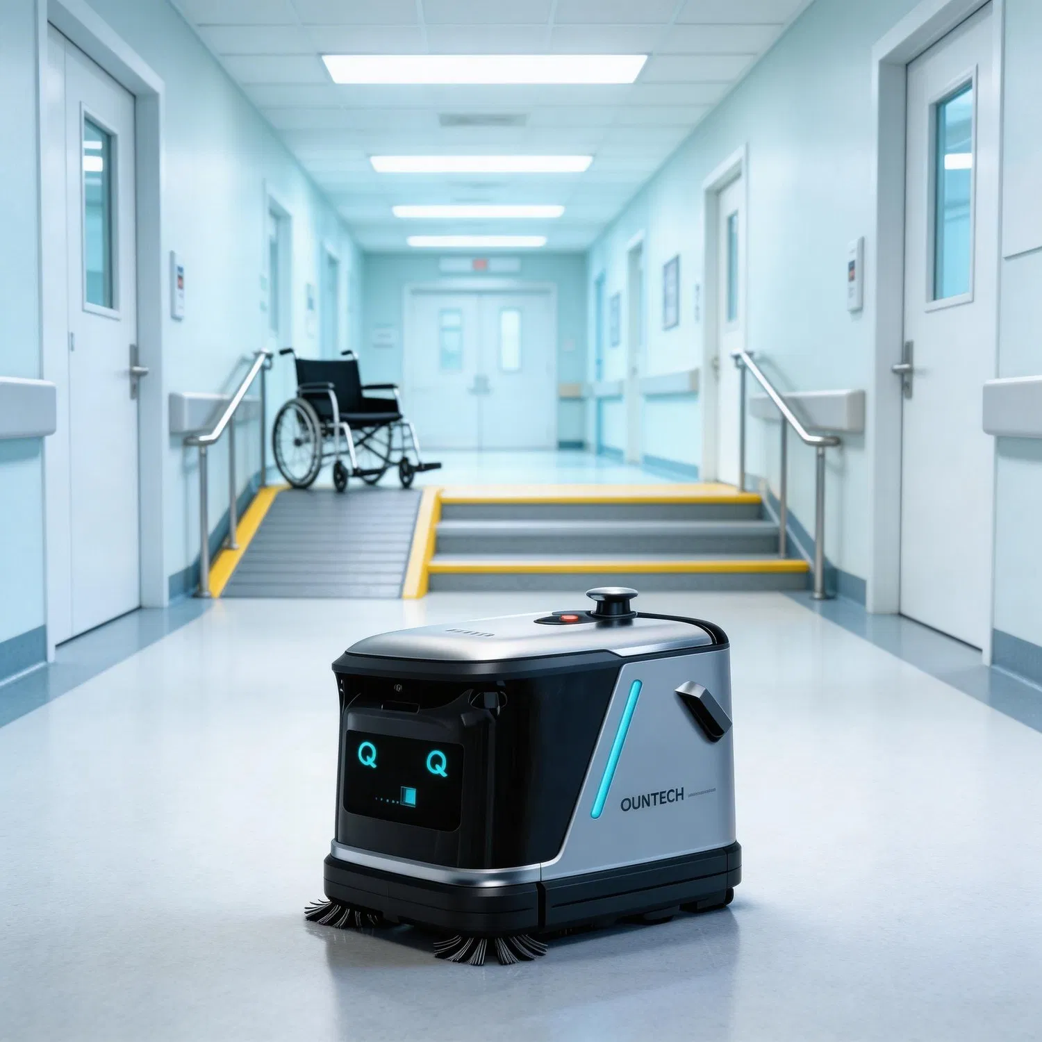 Hot Selling Smart Commercial Robotic Vacuum Cleaner with Laser Navigation