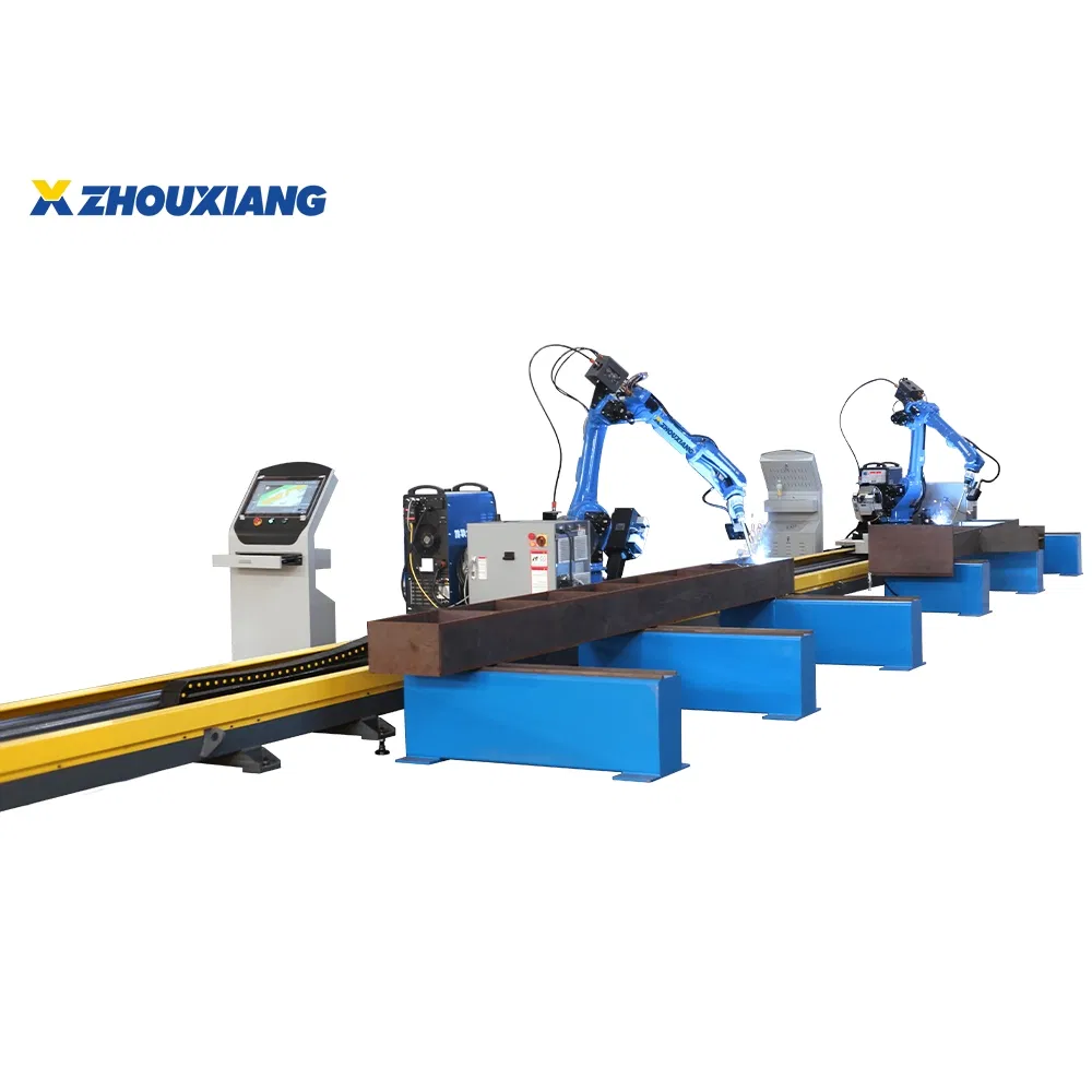 Intelligent Automatic Welding Robot H Beam Welding with Rail