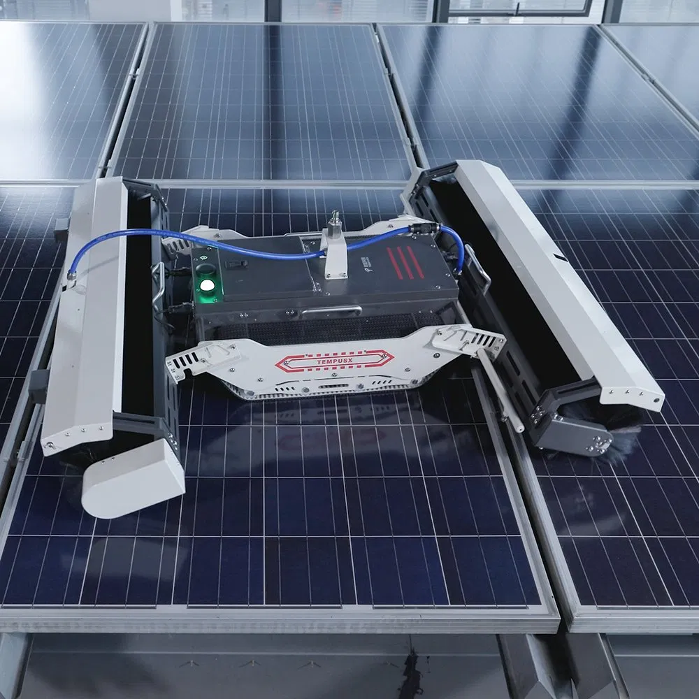 D1300 Crawler Type Remote Controlled Solar Photovoltaic Panel Cleaner Cleaning Robot Manufacturer