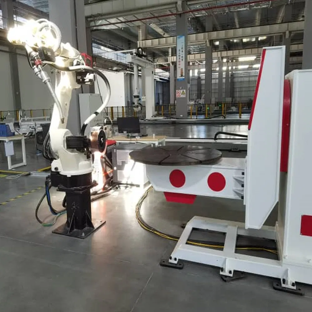 CE Certified 7-Axis Robot Welding Machine, Suitable for Iron Plate Welding
