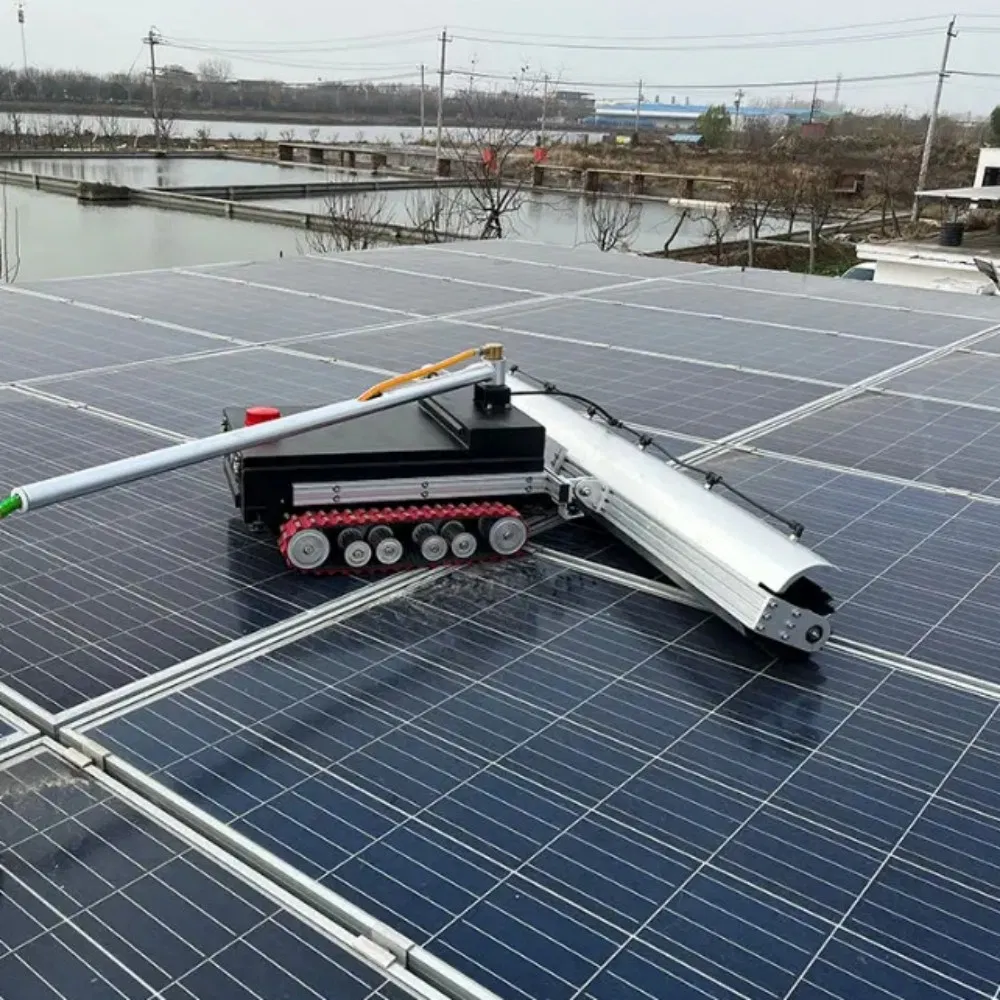 Anti-Fall Crawler Solar Panel Cleaning Robot Automatic Machine