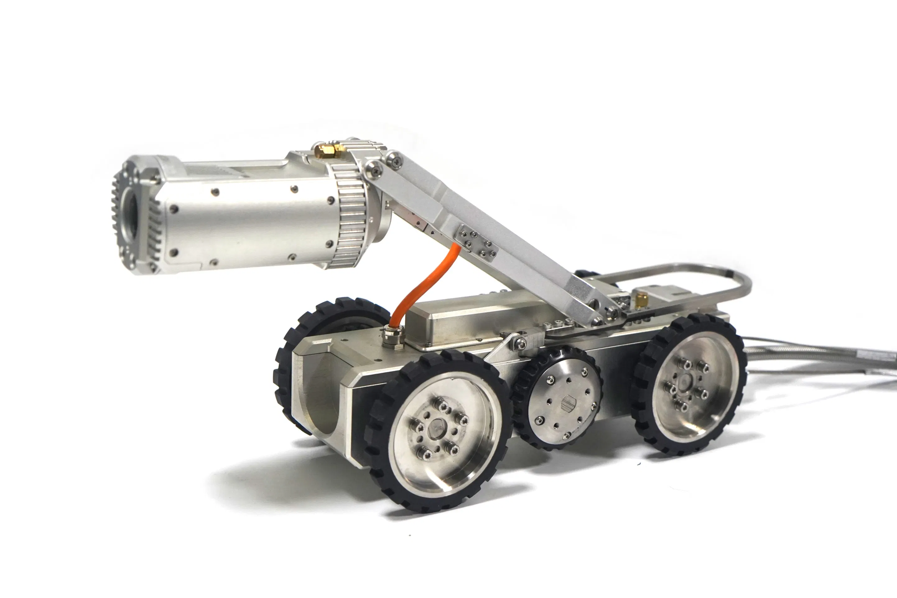 Robotic Pipe Crawler for Industrial and Residential Inspection
