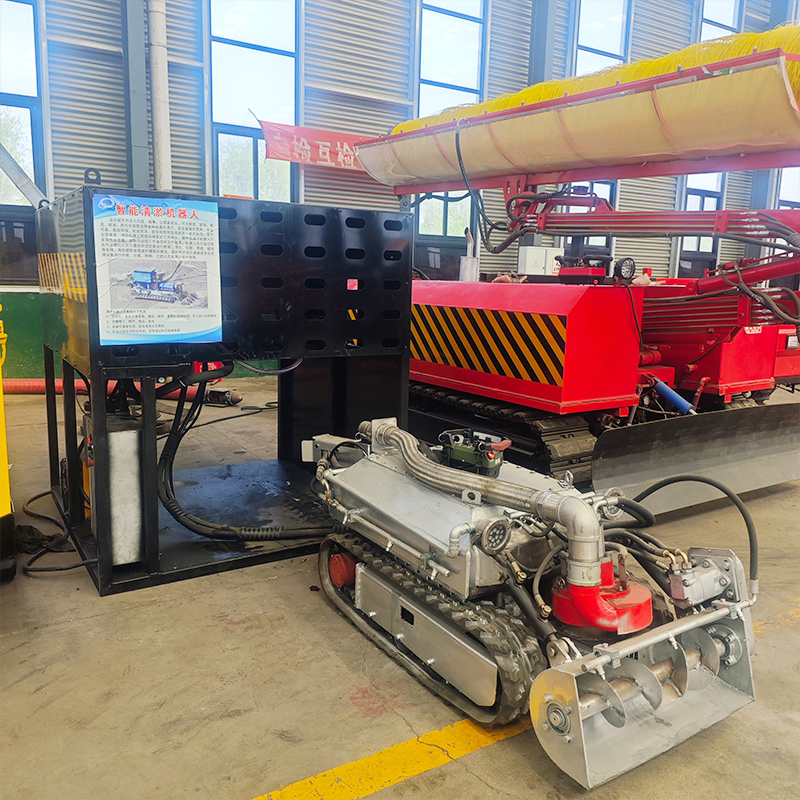 Automatic Sludge Removal Robot with Crawler Drive for Septic Tank Cleaning