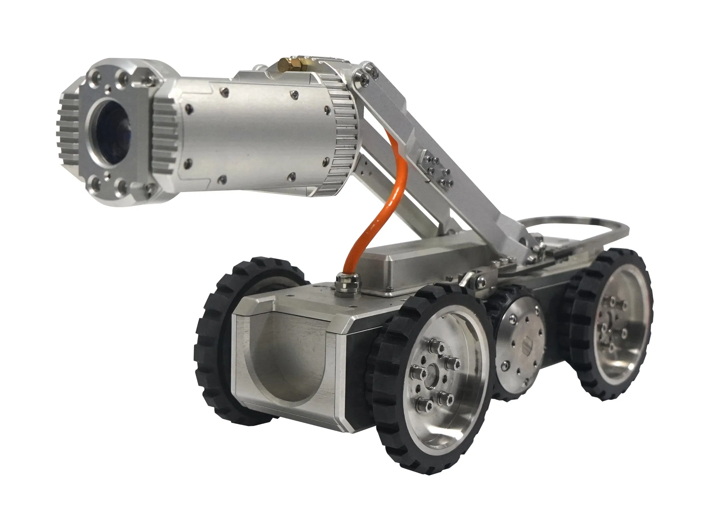 Robotic Pipe Crawler for Industrial and Residential Inspection