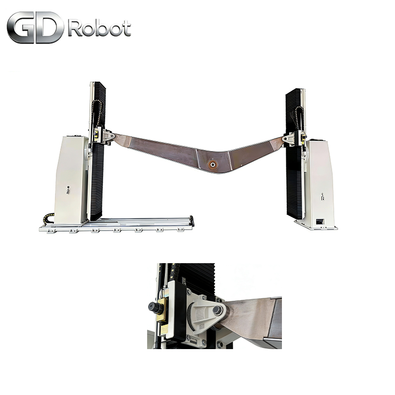 Heavy Duty Overhead Mounted Robot Ground Rail with Stable Operation Performance