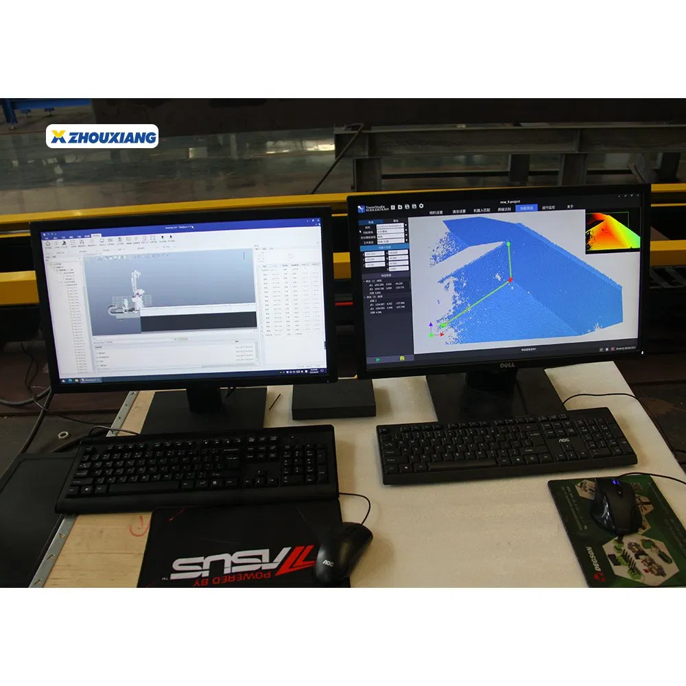 Industrial Intelligent 3D Structural Steel 6 Axis Robotic TIG Welding Robot