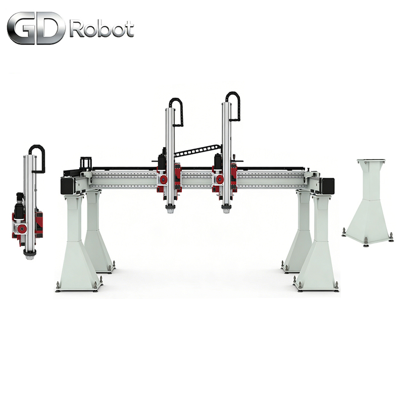 Truss Robot for Construction Material Stacking with Durable Mechanical Parts and Stable Performance