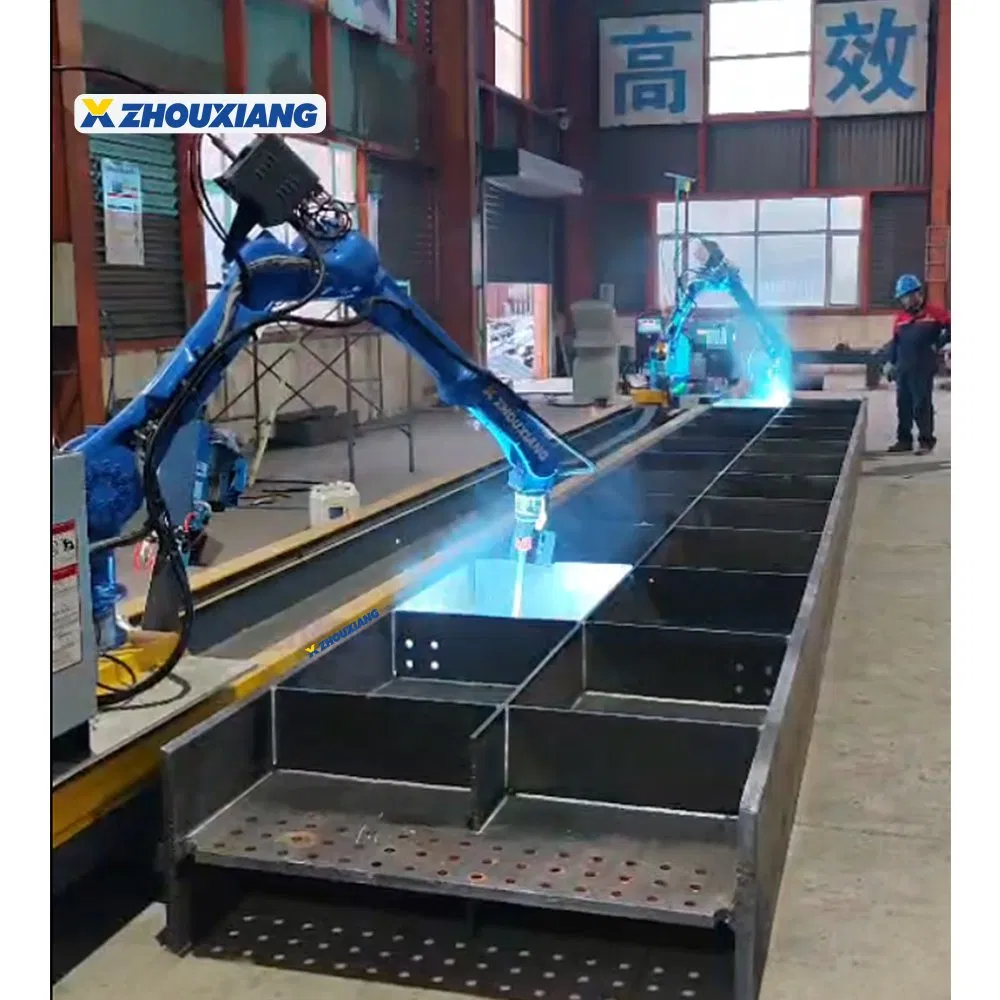 Intelligent Automatic Welding Robot H Beam Welding with Rail