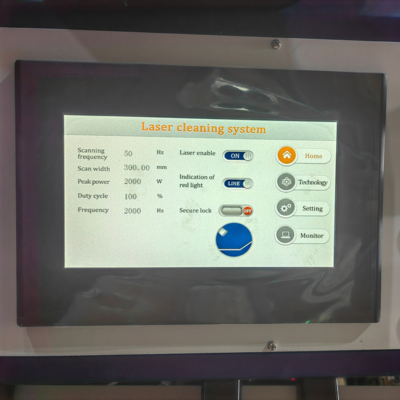 Powerful Laser Cleaner for Quick and Effective Rust Removal