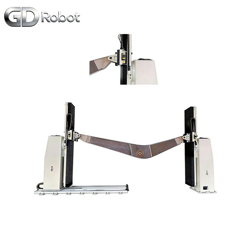 Heavy Duty Overhead Mounted Robot Ground Rail with Stable Operation Performance