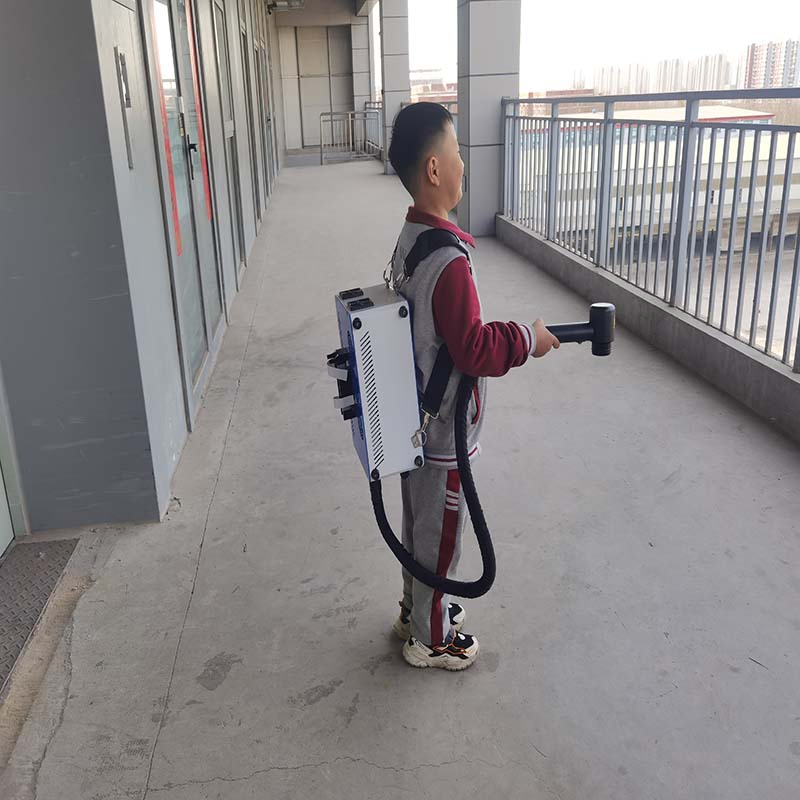 Compact Portable Laser Cleaner Machine 100W Pulse Laser Cleaner System for Metal