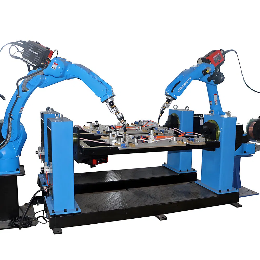 MIG TIG Welder Automatic 6 Axis Robotic Welding Workstation