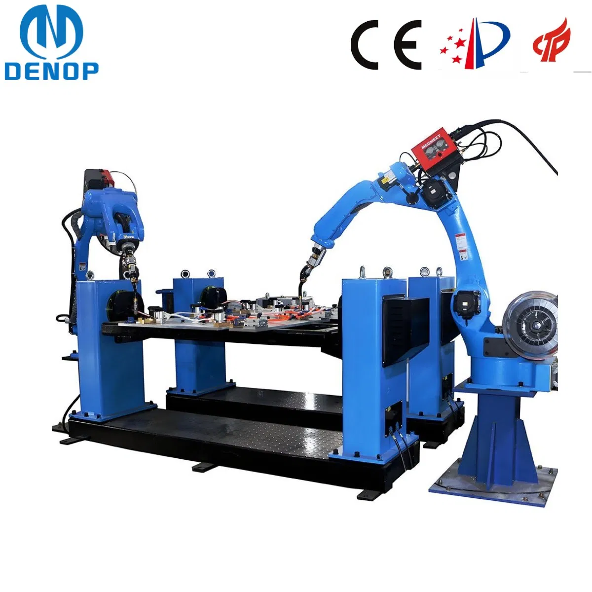 MIG TIG Welder Automatic 6 Axis Robotic Welding Workstation