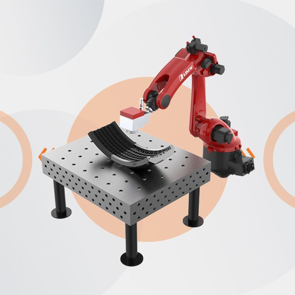 High-Powered 1000W Laser Rust Removal Robotic Arm Cleaner