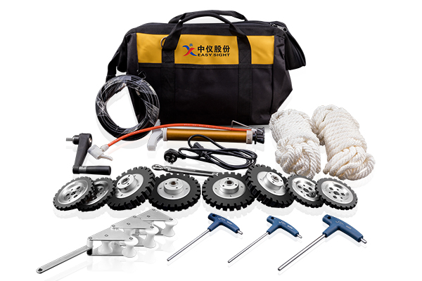 Drain and Snake Under Wells Inspection Crawler Robot Vehicle Inspection Pipe Camera