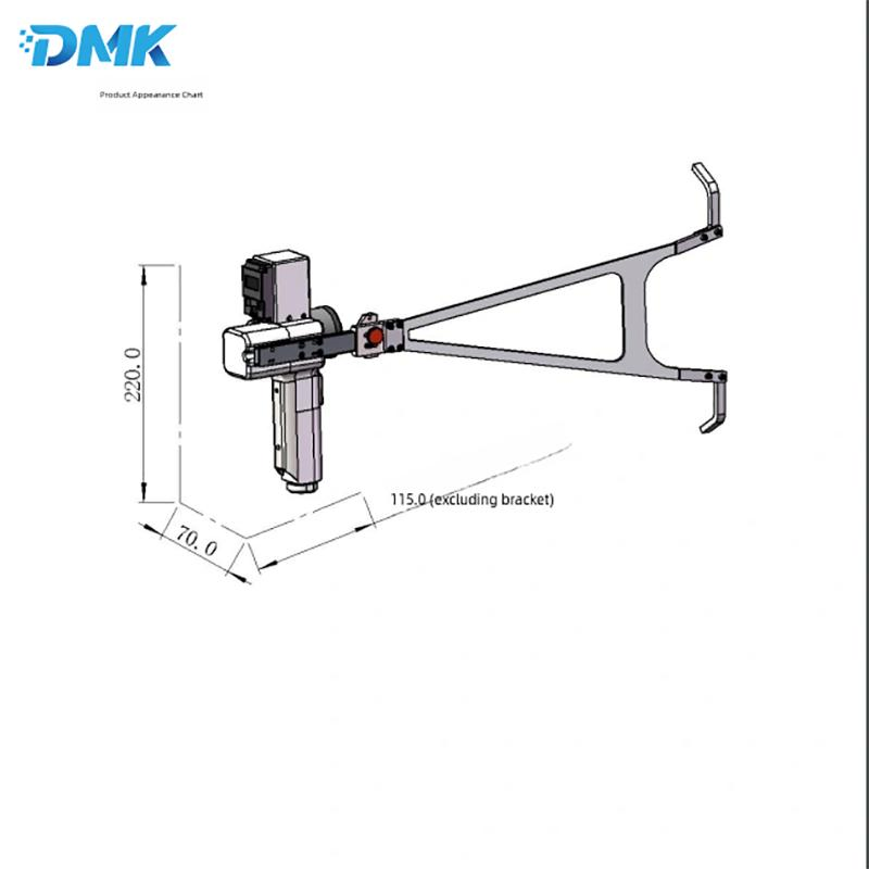 Au3lech Original Hc500p Handheld Laser Cleaning Head 500W Clean Gun