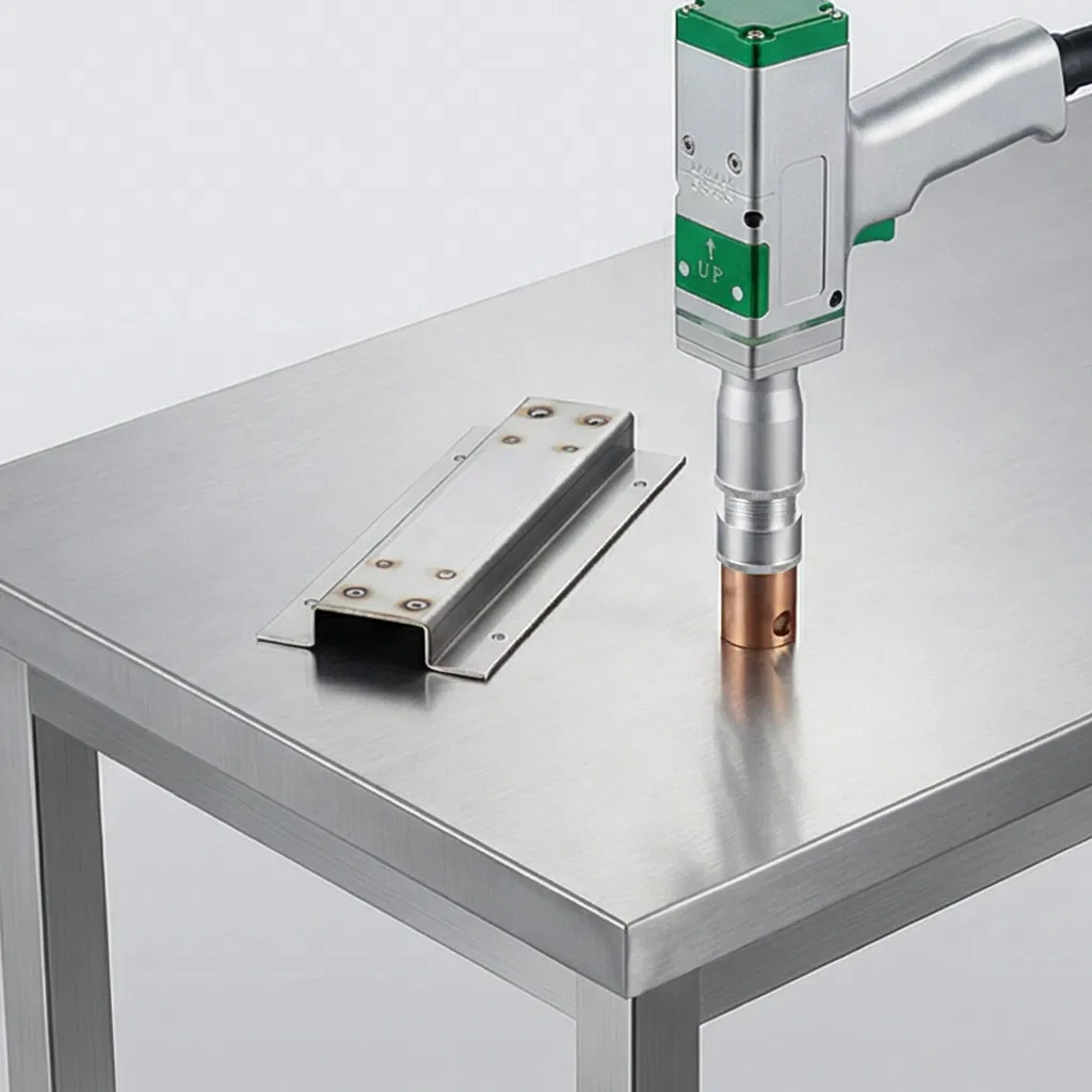 All-Metal Welder 2000W Handheld Fiber Laser, for Stainless Steel, Aluminum, Copper