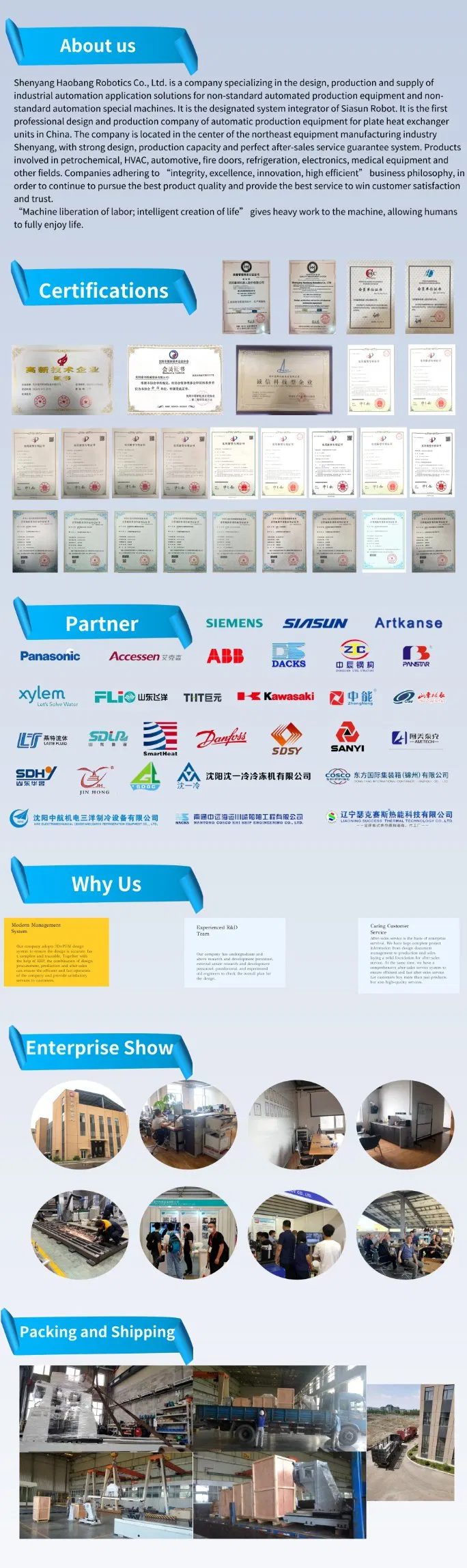 Manufacturing Details