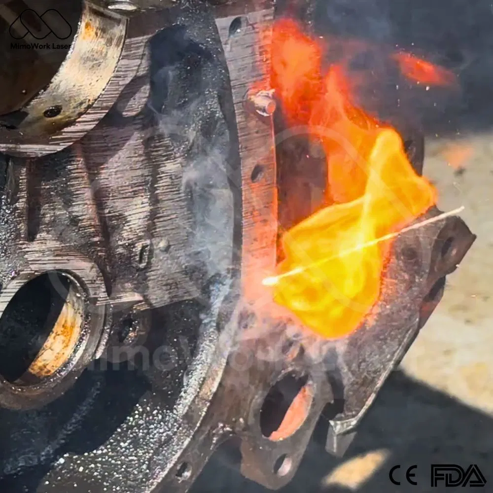 500W Handheld Laser Cleaner for Stainless Steel Graffiti and Coating Removal