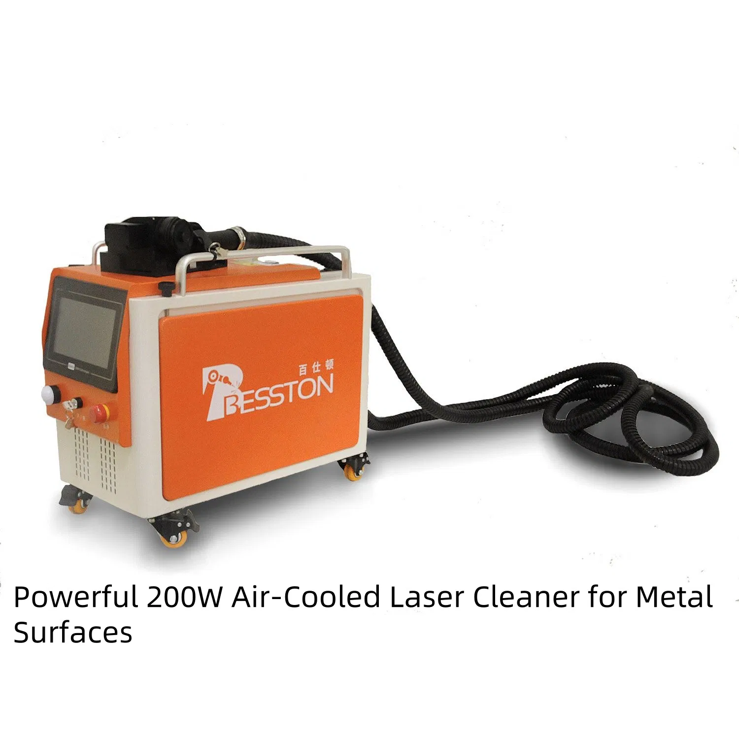 Powerful 200W Air-Cooled Laser Cleaner for Metal Surfaces