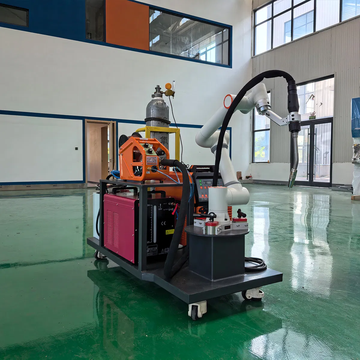 Heavy Duty Gantry Robot Welder for Large Steel Frame Automatic Programming Free Cobot System