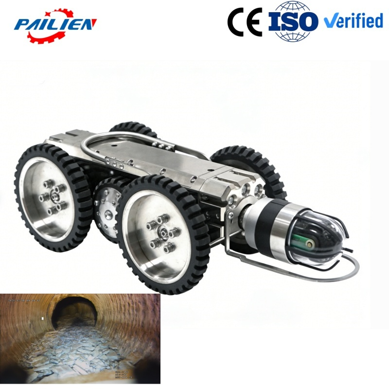 Industrial Robotic Crawler Pipe Inspection System with IP68 Waterproof &amp; DVR