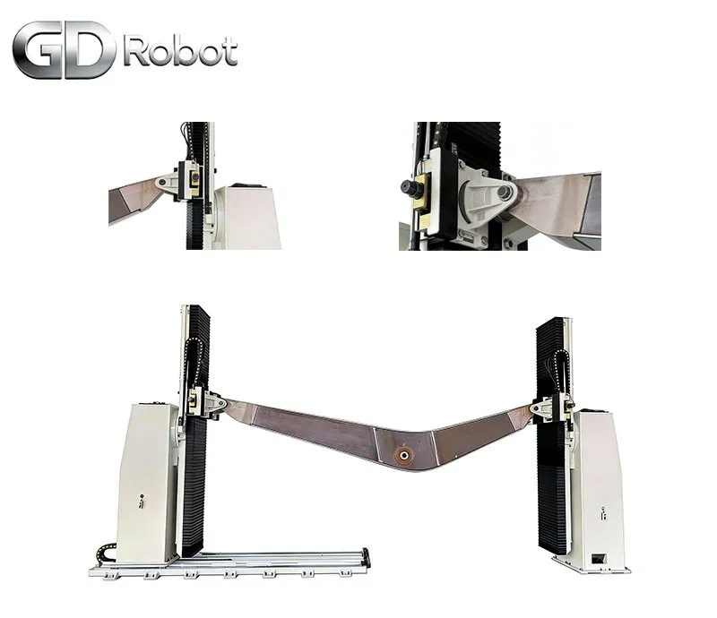 Overhead Installed Robot Ground Rail