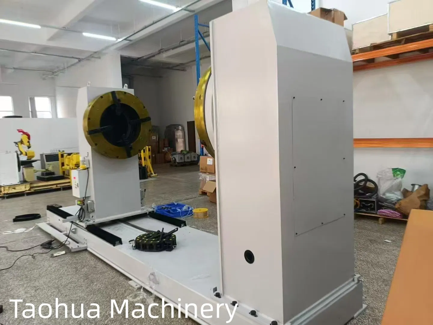 Advanced Robotic Welding Workstation for Heavy Steel Fabrication
