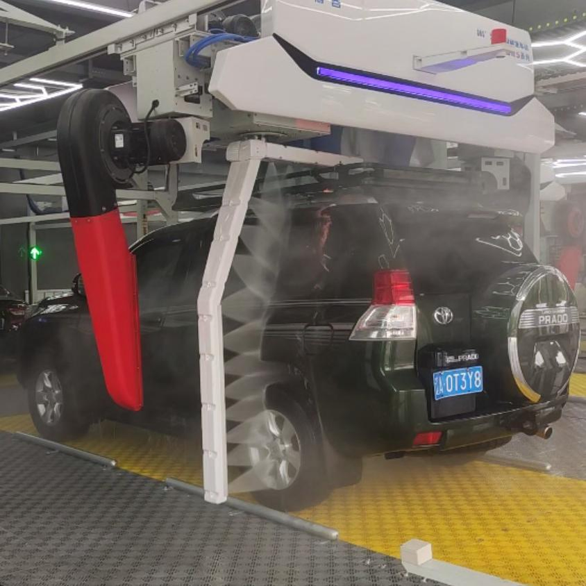 Laser Guided Auto Wash Ai Foam Car Wash Robotic Touchless Cleaner