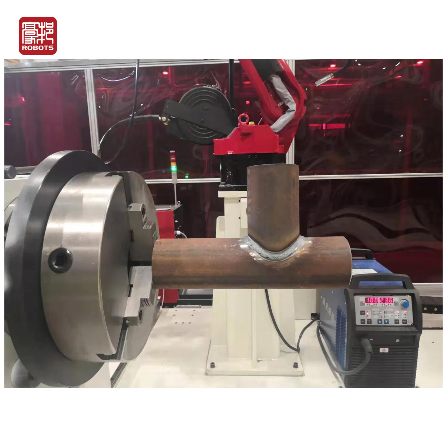 Flange, Pipe and Sleeve Intelligent Welding Robot