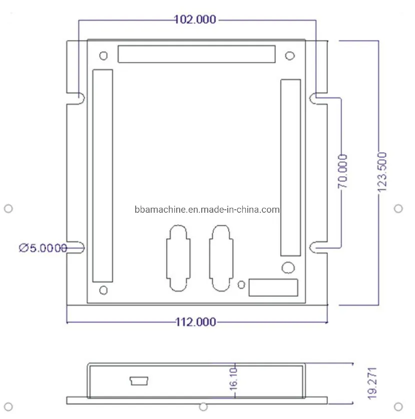 Installation size chart