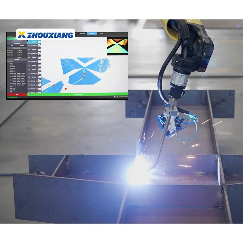 Heavy Duty 6-Axis Gantry Robotic H-Beam Aluminium Welding Robot