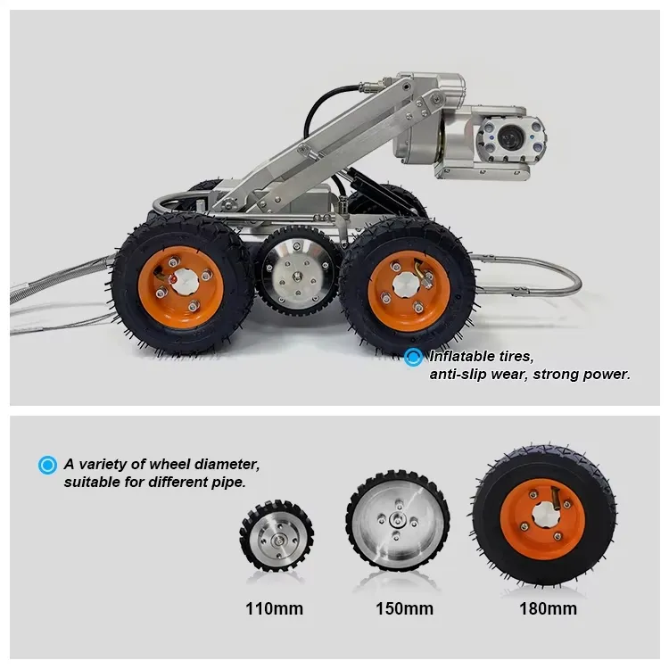 Pipe Inspection Crawler Robot