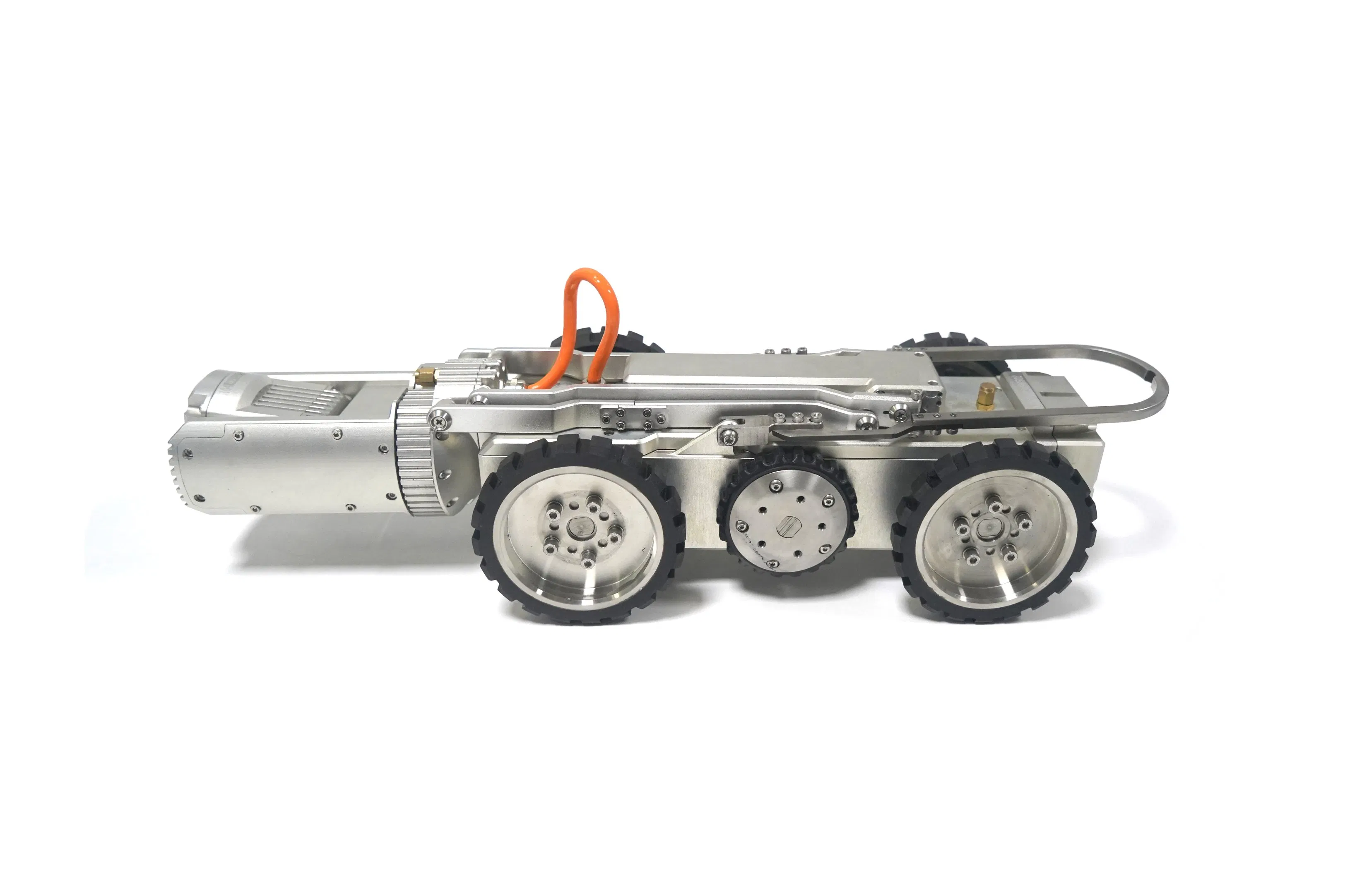 Robotic Pipe Crawler for Industrial and Residential Inspection
