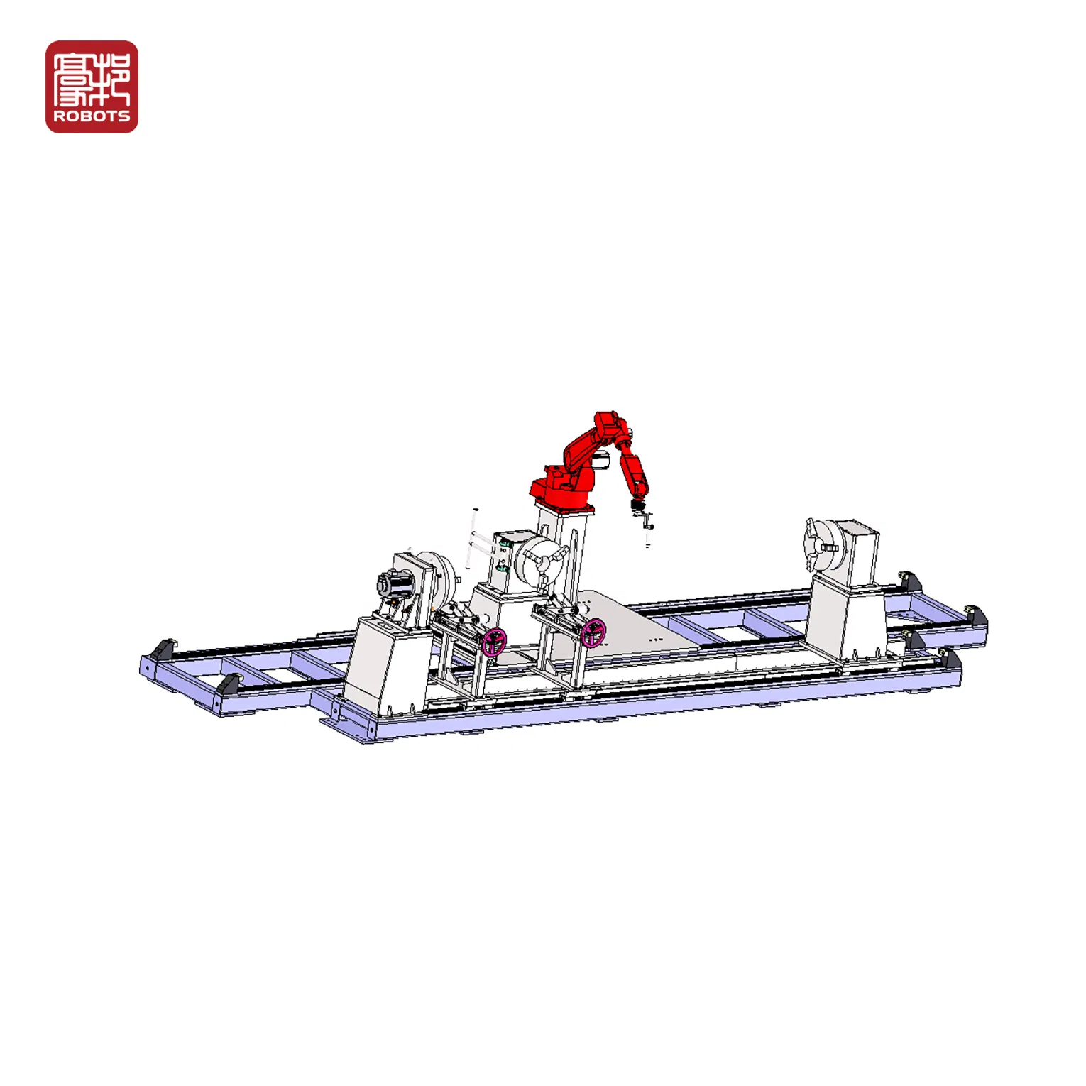 Flange, Pipe and Sleeve Intelligent Welding Robot with Laser Position Finding Function