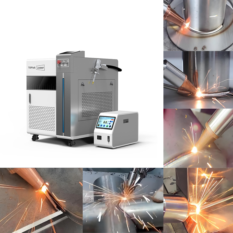Max Water-Cooled Laser Welding System with Auto Wobble Function and Swing Head for Spot Welding and Arc Welding