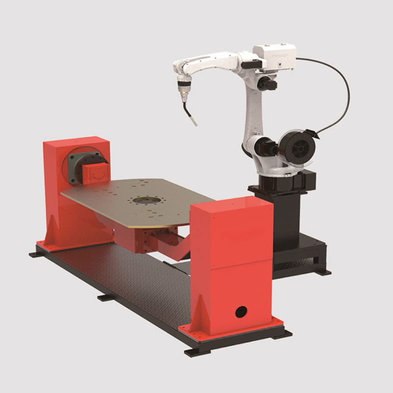 MIG TIG Welder Automatic 6 Axis Robotic Welding Workstation