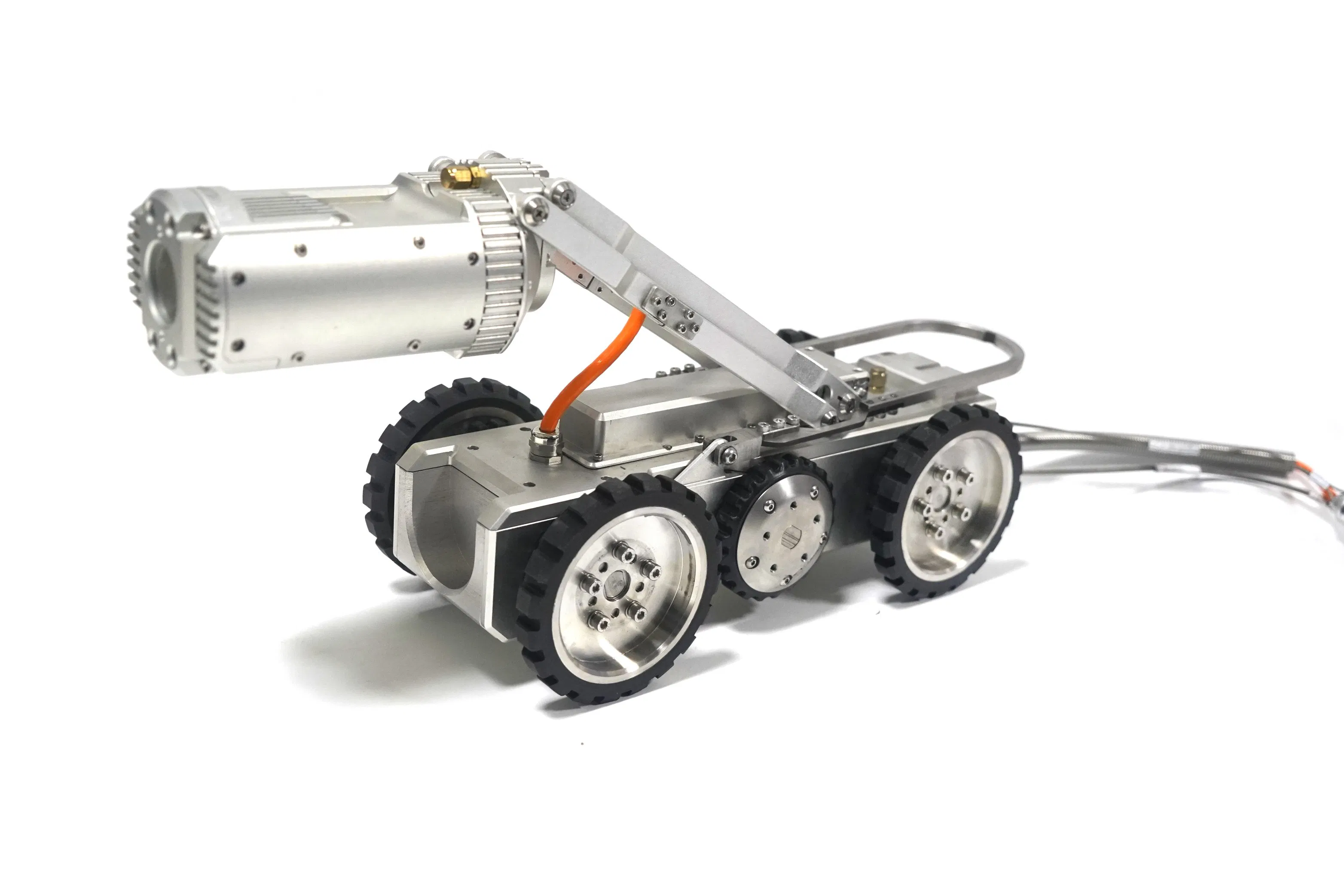 Robotic Pipe Crawler for Industrial and Residential Inspection