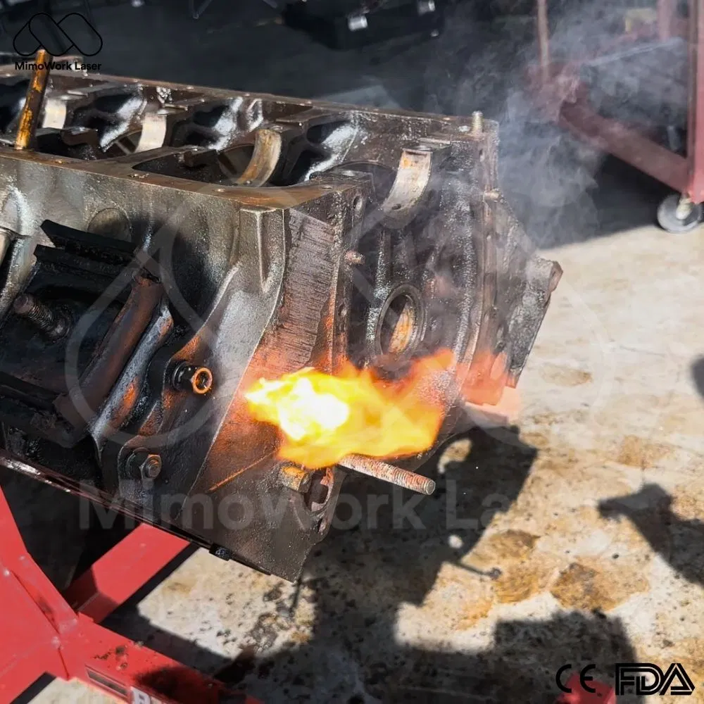 500W Handheld Laser Cleaner for Stainless Steel Graffiti and Coating Removal